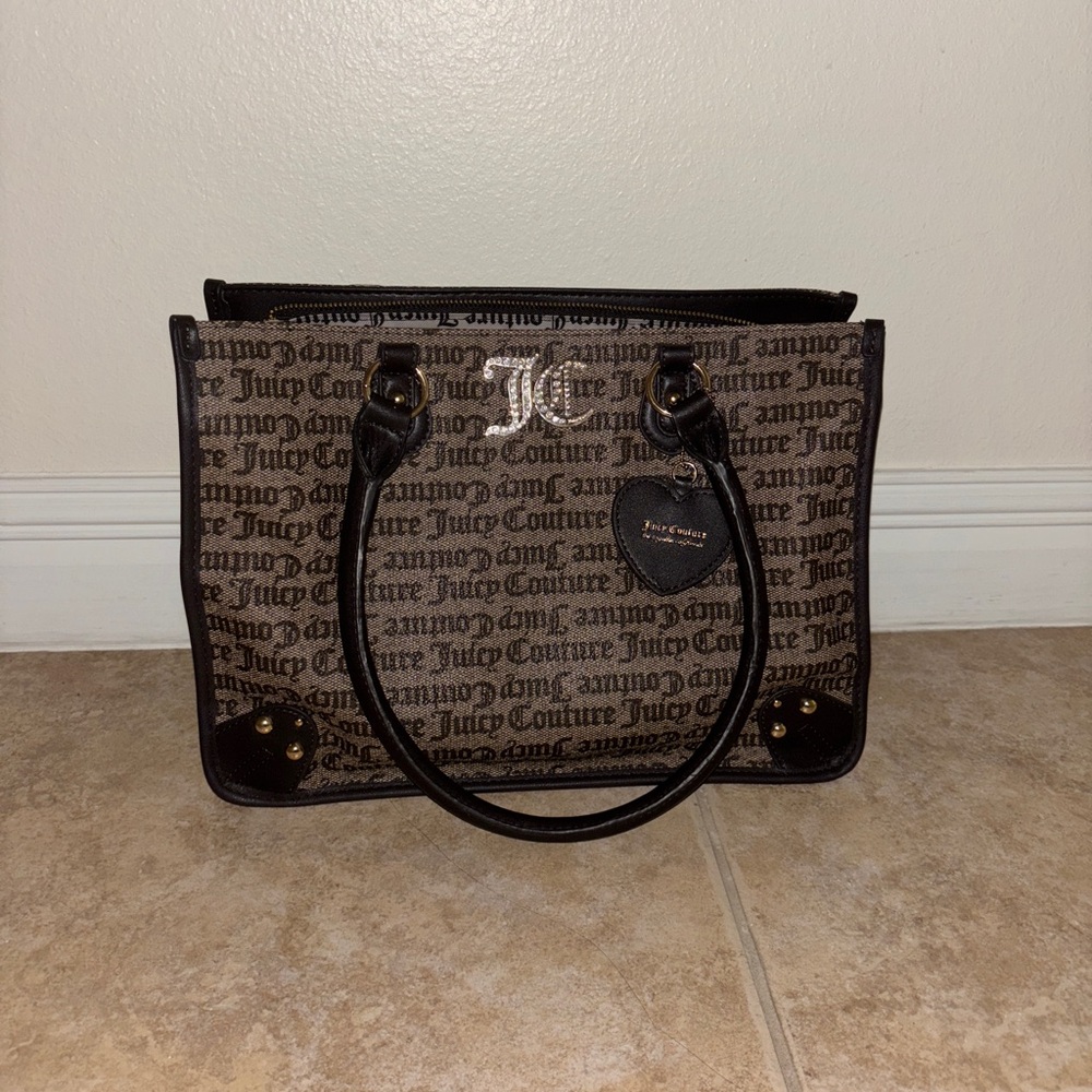 Juicy Couture Brown Monogram Tote